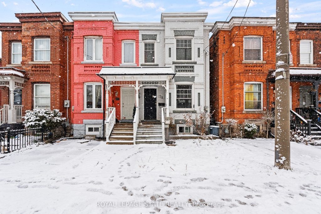 3-bedroom semi-detached home for sale in Hamilton — 78 Clyde Street E (Photo 1)