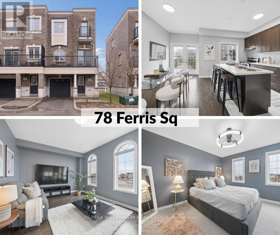 3-bedroom att/row/townhouse for sale in Durham — 78 Ferris Square (Photo 1)