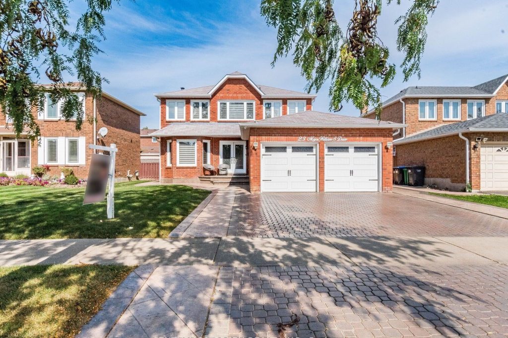 4-bedroom detached home for rent in Brampton — Main - 23 Major William Sharpe Drive (Photo 1)